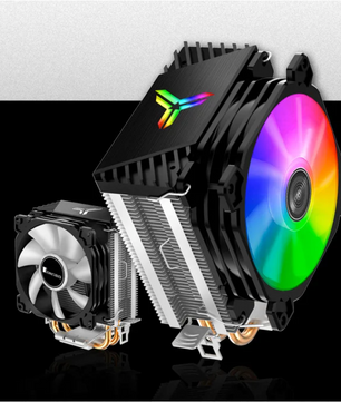 CPU Koeler Tower met RGB – 2 Heatpipes en 92mm Ventilator voor Intel en AMD