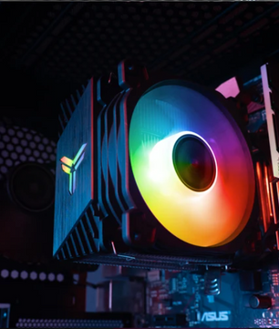 CPU Koeler Tower met RGB – 2 Heatpipes en 92mm Ventilator voor Intel en AMD
