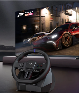 Racing Stuur met Pedalen – 270°/900° Gaming Stuur voor PC en Console