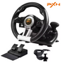 Gaming Racing Stuur met Pedalen – 180° Rotatie, Dubbele Vibratie en Multiplatform Compatibiliteit