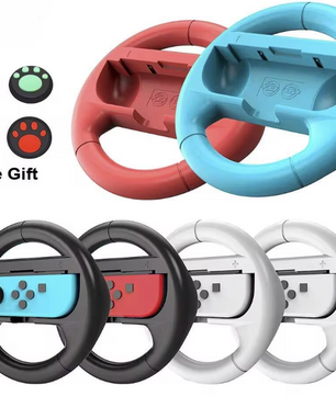 Set van 2 Racing Stuurwielen voor Joy-Con Controllers – Ergonomische Grip en Verbeterde Controle