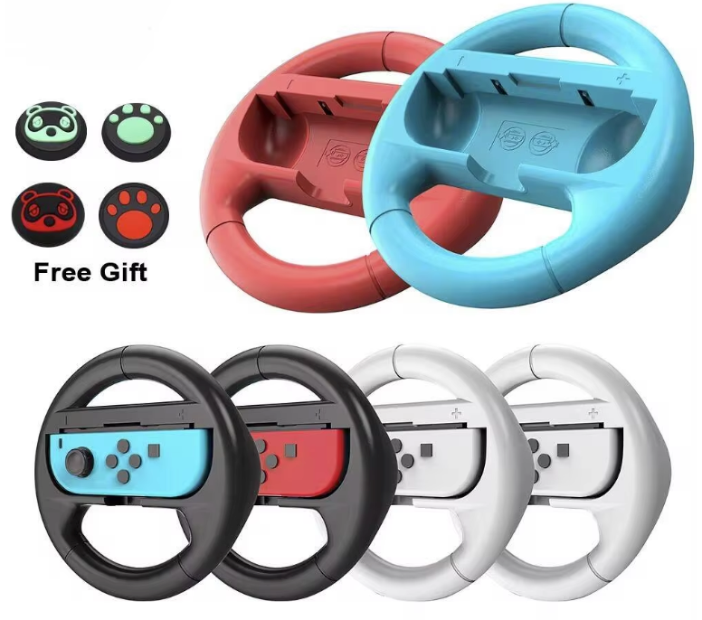 Set van 2 Racing Stuurwielen voor Joy-Con Controllers – Ergonomische Grip en Verbeterde Controle