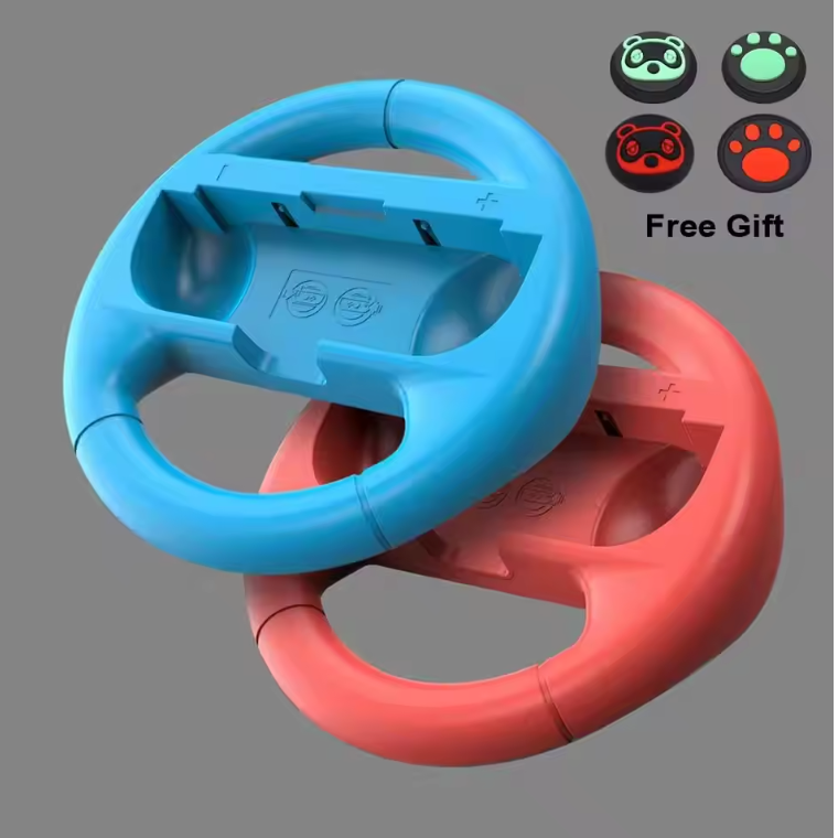 Set van 2 Racing Stuurwielen voor Joy-Con Controllers – Ergonomische Grip en Verbeterde Controle
