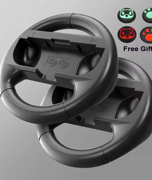Set van 2 Racing Stuurwielen voor Joy-Con Controllers – Ergonomische Grip en Verbeterde Controle