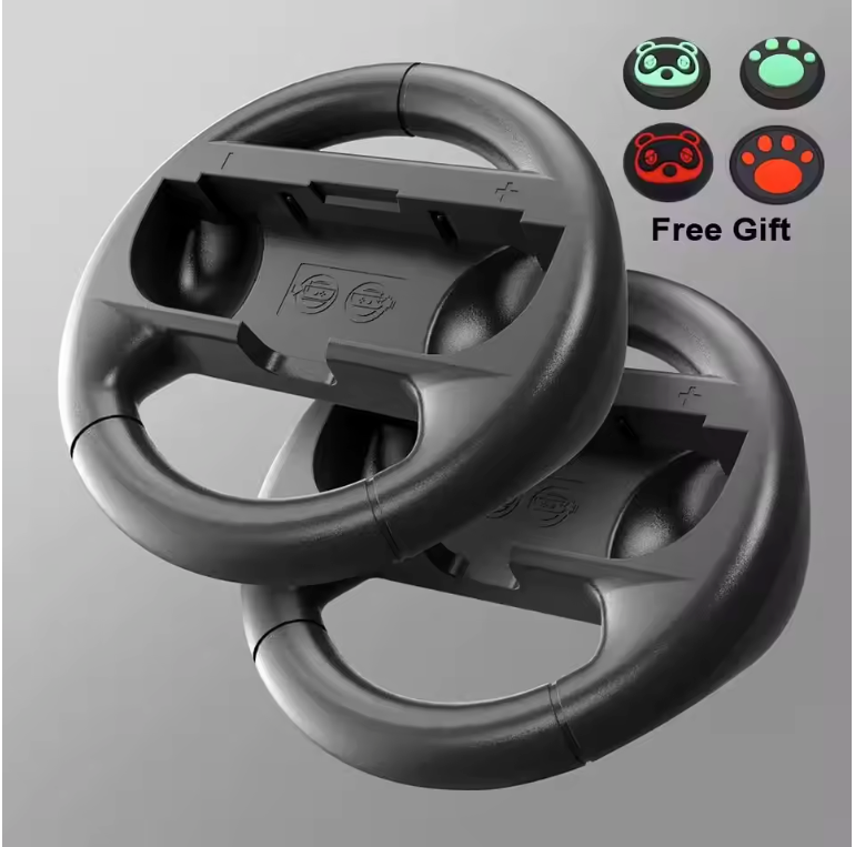 Set van 2 Racing Stuurwielen voor Joy-Con Controllers – Ergonomische Grip en Verbeterde Controle