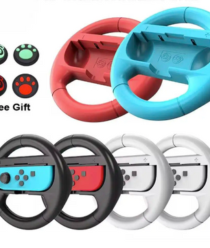 Set van 2 Racing Stuurwielen voor Joy-Con Controllers – Ergonomische Grip en Verbeterde Controle