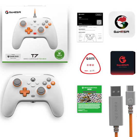 Bedrade Gaming Controller – Hall Effect Joysticks en Triggers met 4x Vibratie voor Console en PC