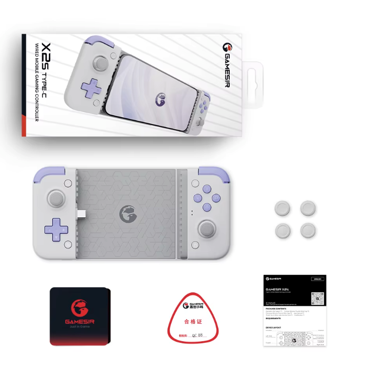 Mobiele Gaming Controller met USB-C – Hall Effect Joysticks en Triggers voor Cloud Gaming