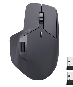 Ergonomische Draadloze Muis – Multi-Device Bluetooth, 4000 DPI en Oplaadbaar