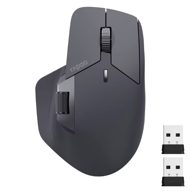 Ergonomische Draadloze Muis – Multi-Device Bluetooth, 4000 DPI en Oplaadbaar