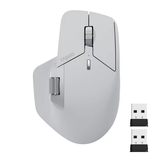 Ergonomische Draadloze Muis – Multi-Device Bluetooth, 4000 DPI en Oplaadbaar