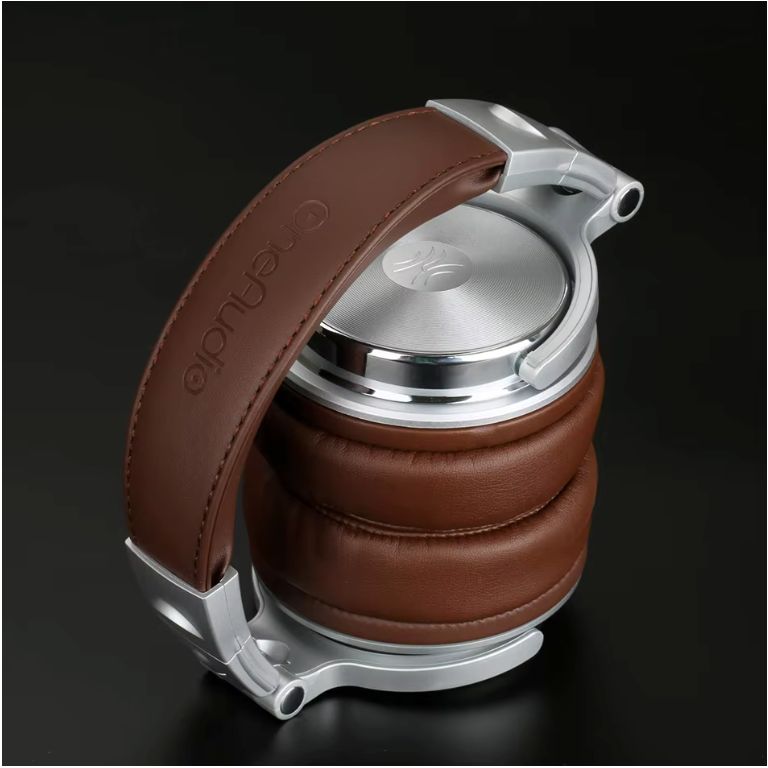 Studio Hoofdtelefoon met Microfoon – Over-Ear, HiFi Geluid en Opvouwbaar Design