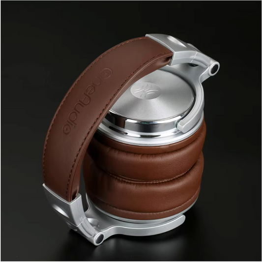 Studio Hoofdtelefoon met Microfoon – Over-Ear, HiFi Geluid en Opvouwbaar Design