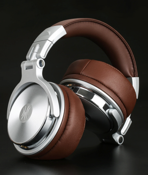Studio Hoofdtelefoon met Microfoon – Over-Ear, HiFi Geluid en Opvouwbaar Design