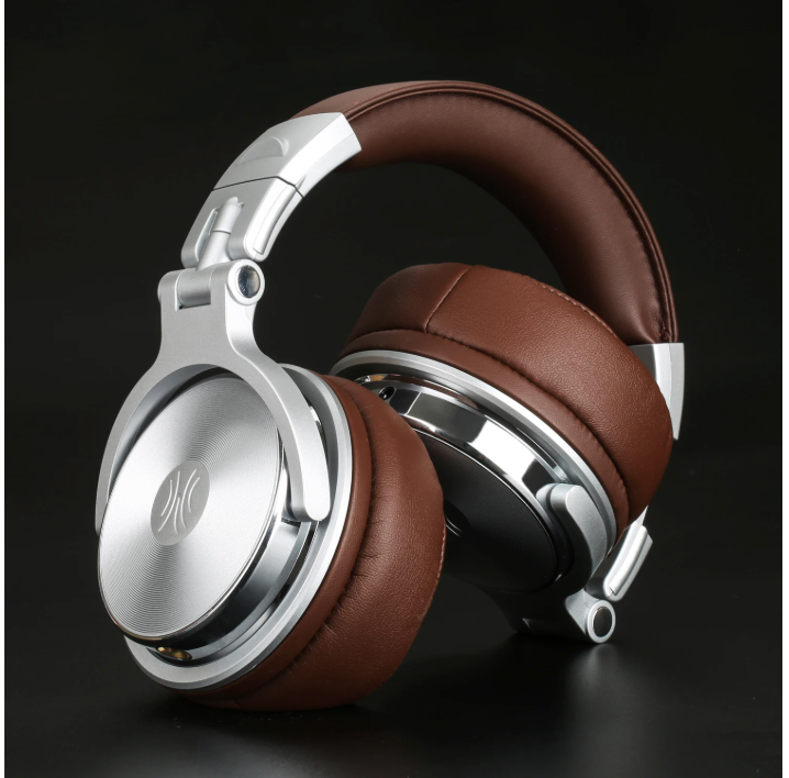 Studio Hoofdtelefoon met Microfoon – Over-Ear, HiFi Geluid en Opvouwbaar Design