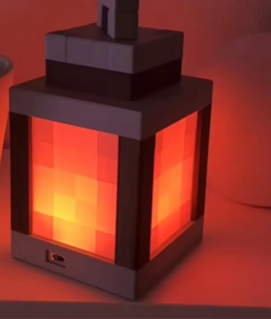 Pixel LED Nachtlamp – RGB 16 Kleuren, Afstandsbediening en Oplaadbaar Design