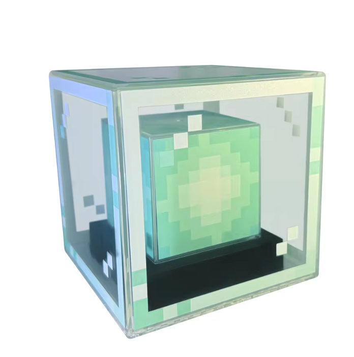 Pixel Beacon Lamp – LED Nachtlamp en Gaming Bureau Decoratie Oplaadbaar