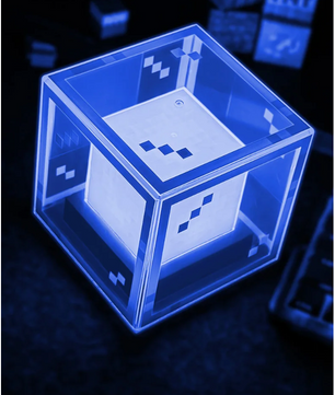 Pixel Beacon Lamp – LED Nachtlamp en Gaming Bureau Decoratie Oplaadbaar