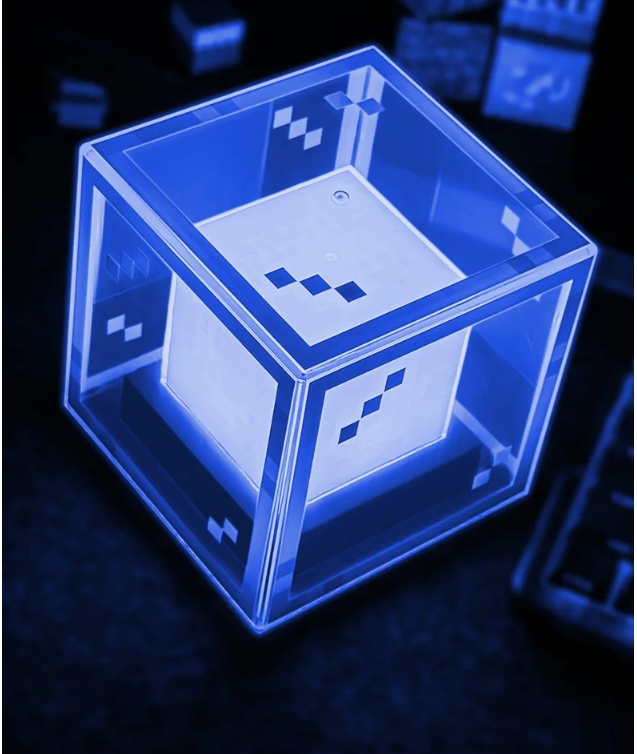 Pixel Beacon Lamp – LED Nachtlamp en Gaming Bureau Decoratie Oplaadbaar