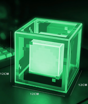 Pixel Beacon Lamp – LED Nachtlamp en Gaming Bureau Decoratie Oplaadbaar