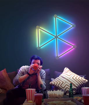 RGB DIY Wandlamp Panelen – Slimme LED Lichtstrips met App en Muziekreactie