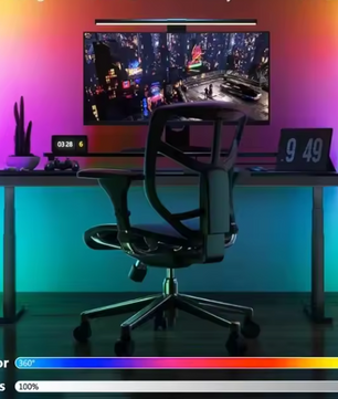 RGB Hoek Vloerlamp – Slimme LED Staande Lamp met App en Muziek Sync