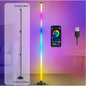 RGB Hoek Vloerlamp – Slimme LED Staande Lamp met App en Muziek Sync