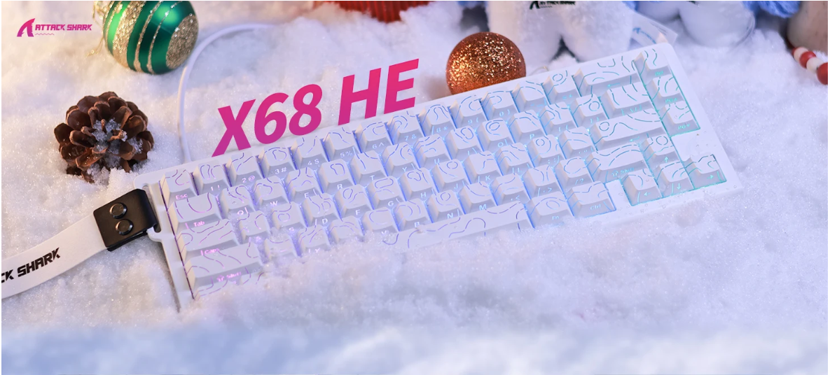 60% Gaming Toetsenbord met Hall Effect Switches – Rapid Trigger en 8K Polling