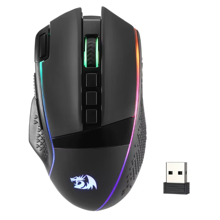 Draadloze Gaming Muis – 26000 DPI, RGB Verlichting en 9 Programmeerbare Knoppen
