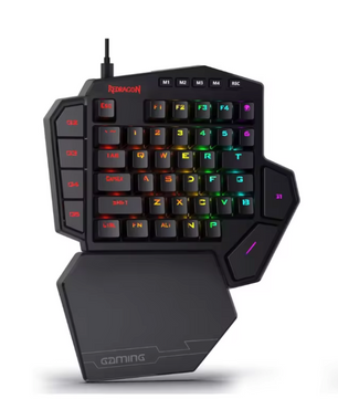Draadloos One-Handed Gaming Keypad – RGB, 42 Toetsen en Macro Functies