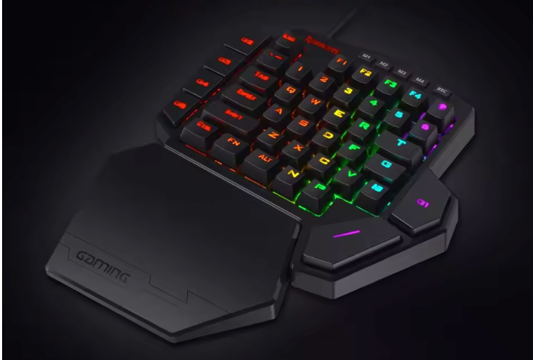 Draadloos One-Handed Gaming Keypad – RGB, 42 Toetsen en Macro Functies