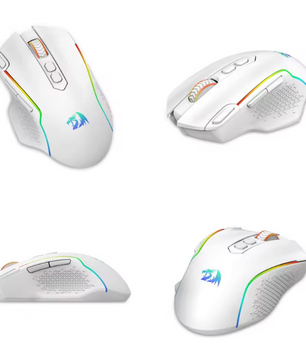 Draadloze Gaming Muis – 10000 DPI, RGB Verlichting en 8 Macro Knoppen
