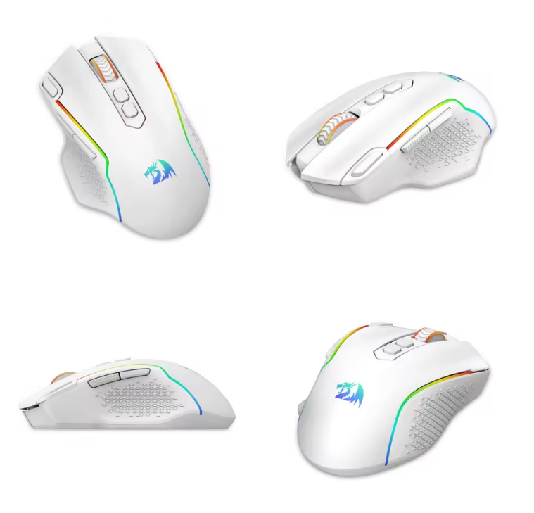 Draadloze Gaming Muis – 10000 DPI, RGB Verlichting en 8 Macro Knoppen