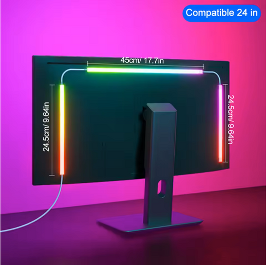 RGB LED Monitor Backlight Strip – Ambient Sync en Gaming Setup Verlichting