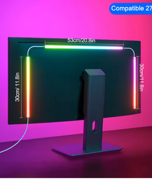 RGB LED Monitor Backlight Strip – Ambient Sync en Gaming Setup Verlichting