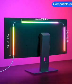 RGB LED Monitor Backlight Strip – Ambient Sync en Gaming Setup Verlichting
