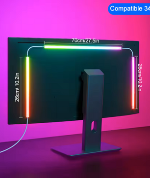 RGB LED Monitor Backlight Strip – Ambient Sync en Gaming Setup Verlichting