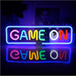 Gaming Neon LED Wandlamp – USB Verlichte Gaming Zone Decoratie voor Kamer