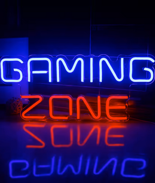Gaming Neon LED Wandlamp – USB Verlichte Gaming Zone Decoratie voor Kamer