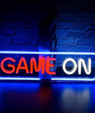 Gaming Neon LED Wandlamp – USB Verlichte Gaming Zone Decoratie voor Kamer
