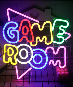 Gaming Neon LED Wandlamp – USB Verlichte Gaming Zone Decoratie voor Kamer