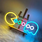 Retro Arcade Neon LED Wandlamp – Gaming Decoratie met Klassiek Spelontwerp