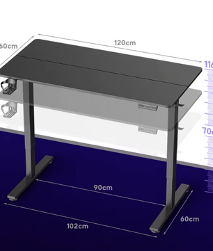 Elektrisch Verstelbaar Zit-Sta Bureau met Memory Functie – Ergonomisch Werkbureau