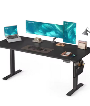 Elektrisch Verstelbaar Zit-Sta Bureau 180x80 cm – Memory Functie en USB-C Opladen