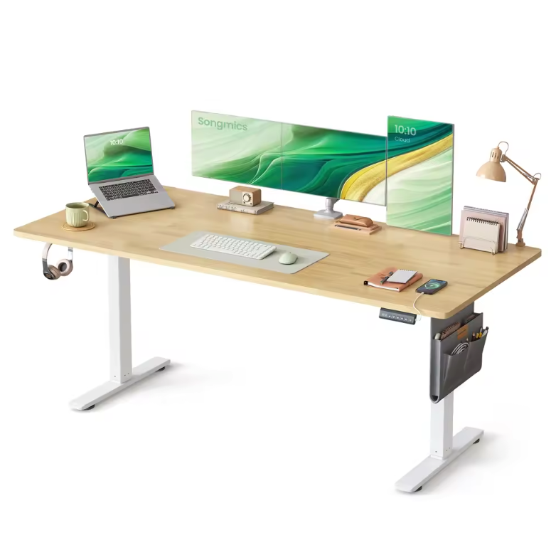 Elektrisch Verstelbaar Zit-Sta Bureau 180x80 cm – Memory Functie en USB-C Opladen