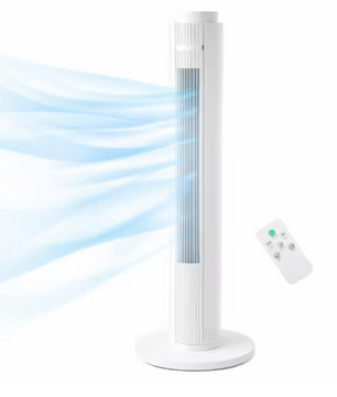 Toren Airco en Torenventilator 79 cm – 60 W, 3 Snelheden, Afstandsbediening en Automatische Oscillatie
