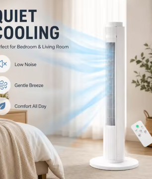 Toren Airco en Torenventilator 79 cm – 60 W, 3 Snelheden, Afstandsbediening en Automatische Oscillatie