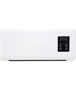 Wandmodel Airco en Ventilatorkachel 2-in-1 – 1500 W, Natuurlijke Lucht, Verwarming, Touchbediening en Afstandsbediening