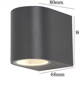 Waterdichte GU10 Wandlamp – Moderne LED Buitenverlichting voor Tuin & Veranda