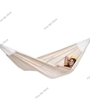 Canvas Hangmat voor 2 Personen – 260×150 cm, Outdoor & Indoor, Draagbaar en Comfortabel
